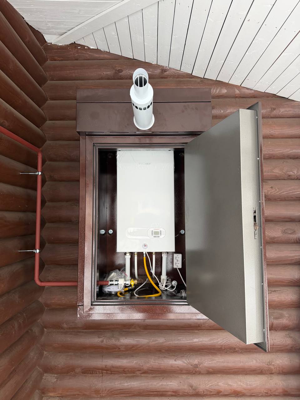 Термобокс с газовым котлом Fondital